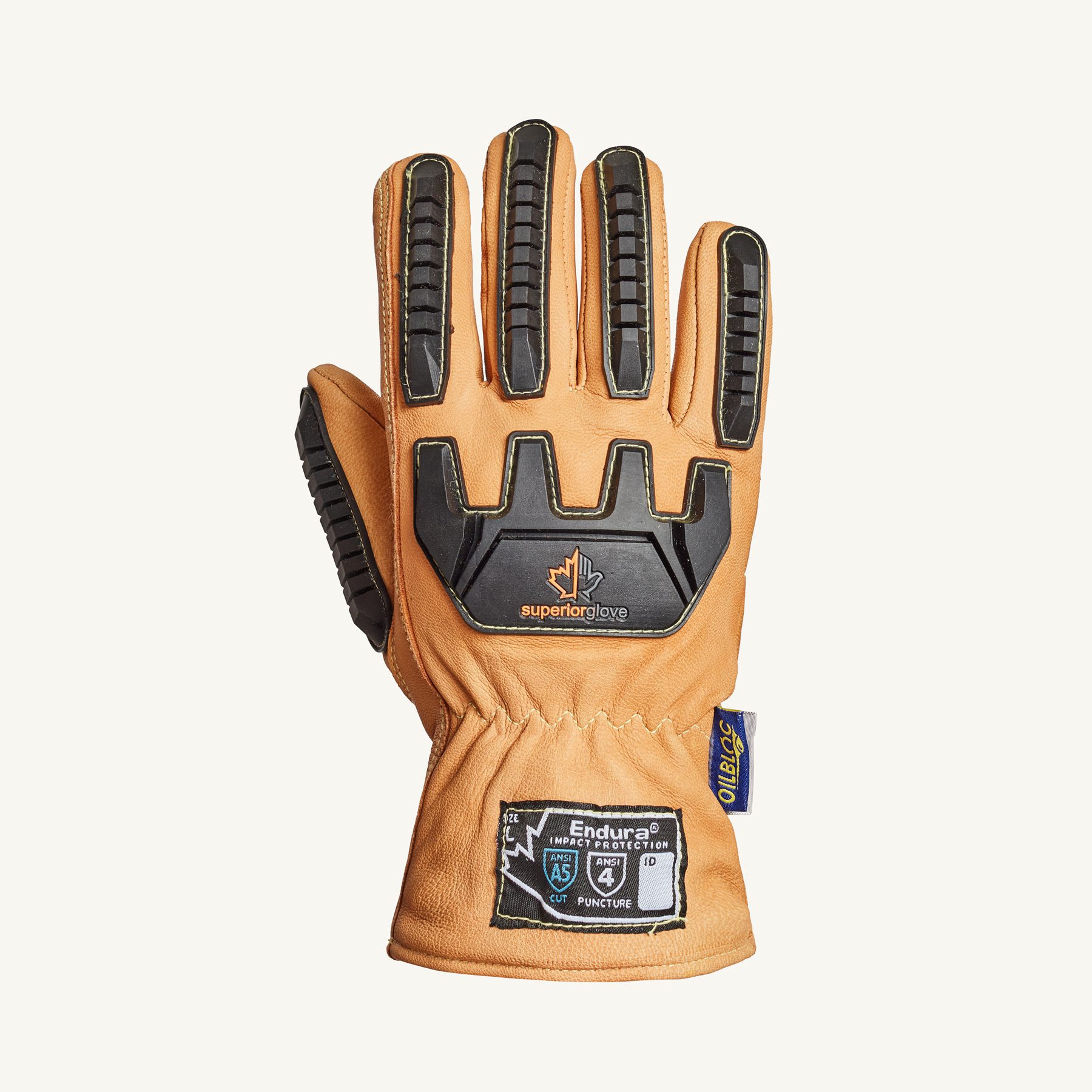 Superior Glove® Endura® Kevlar® & Thinsulate-Lined Anti-Impact Goatskin Driver Cut Gloves